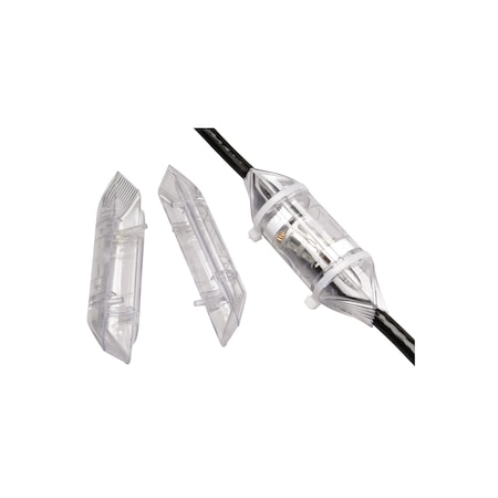 Burndy Wire Connector, 2 AWG Max, Clear, Plastic Insulation, 600 V CCFO-FR